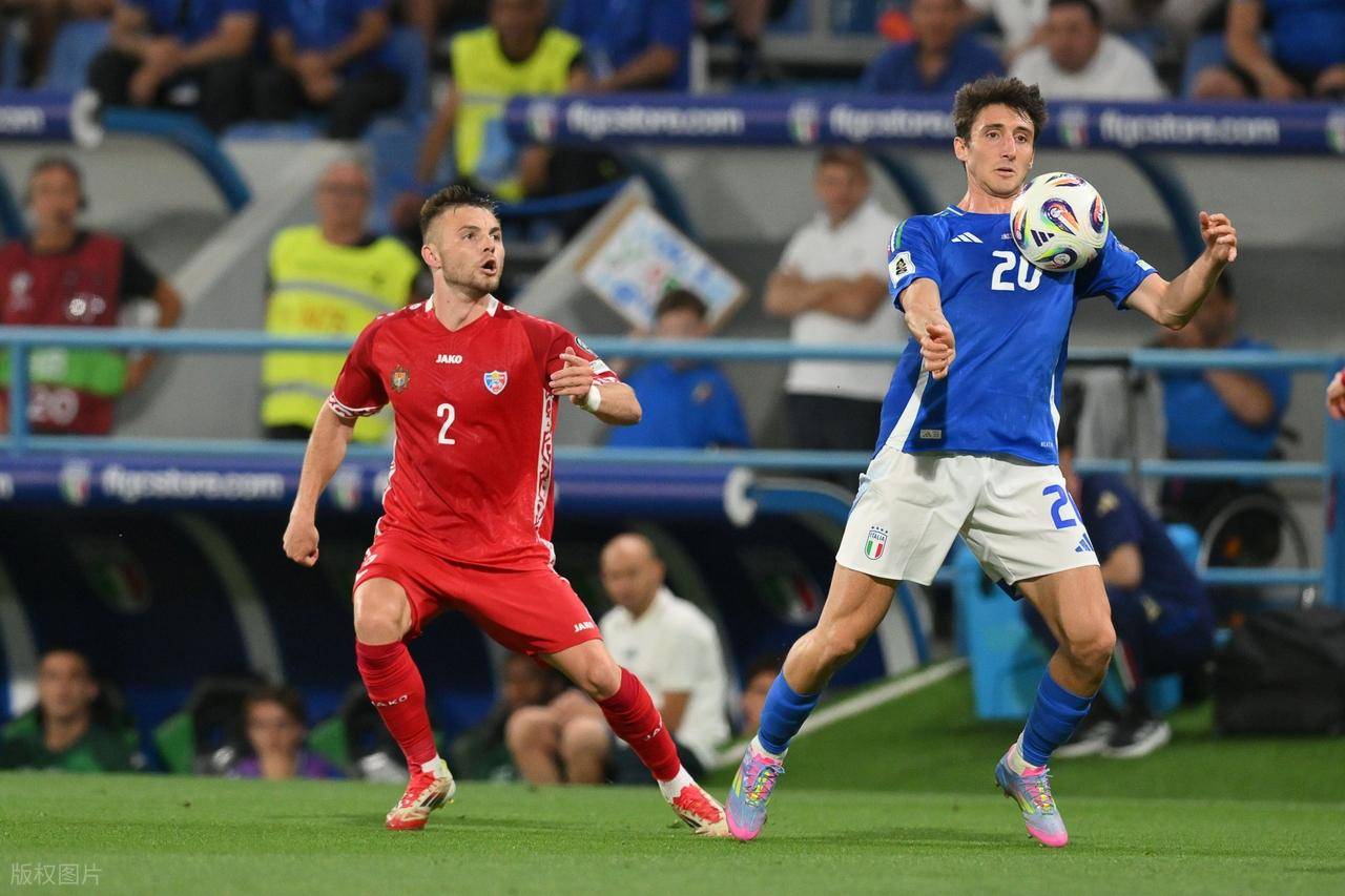 欧洲杯预选赛2024：意大利士气高涨，轻松击败摩尔道瓦3-0